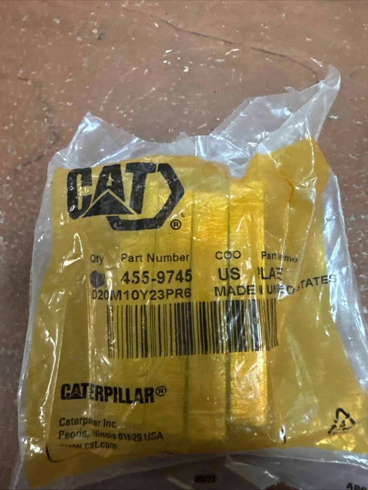 Caterpillar 4559745 Plate