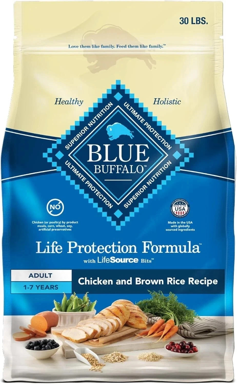 Blue Buffalo BLU00011 Life Protection Dry Dog Food Blue Buffalo BLU00011 Life Protection Dry Dog Food