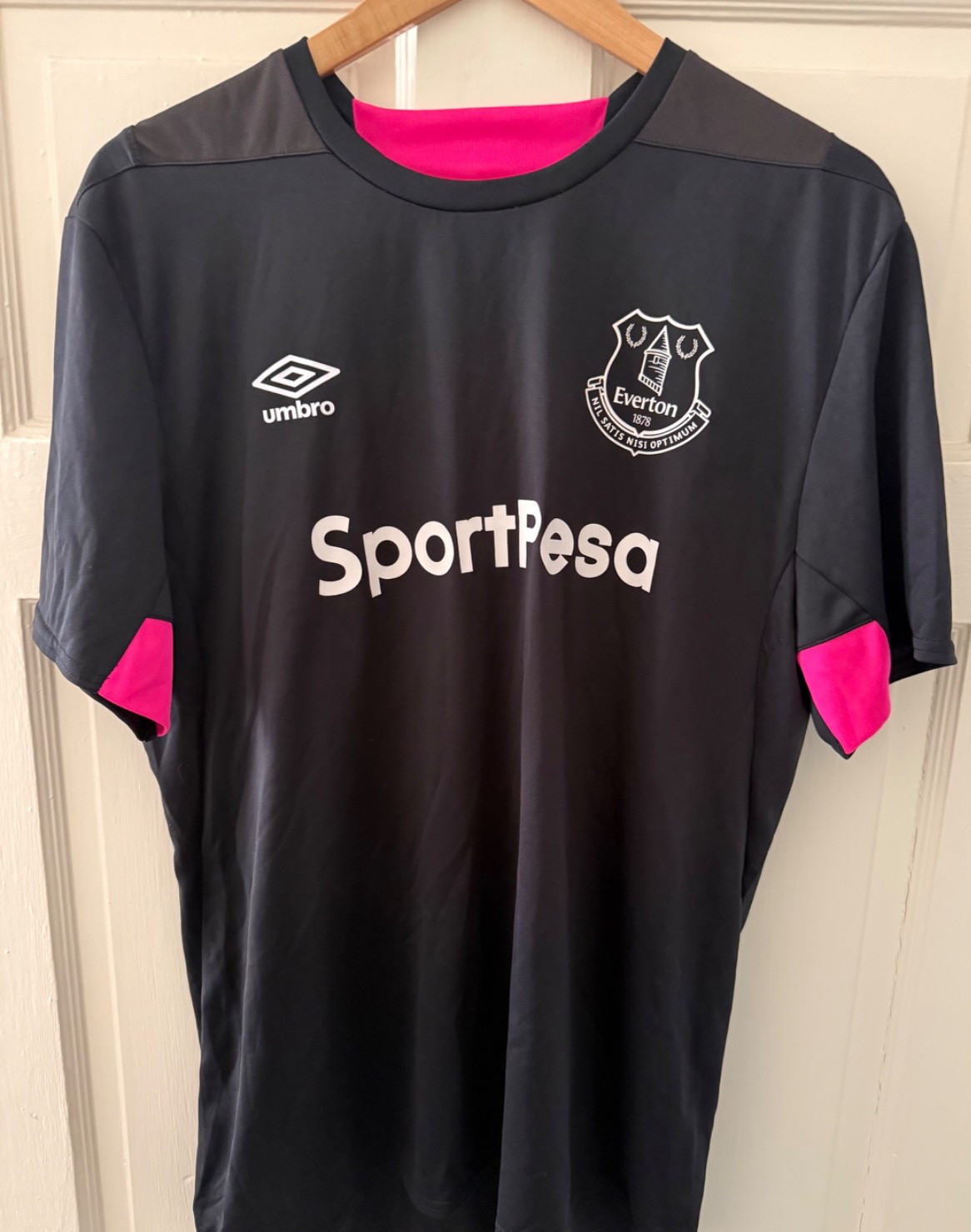 RARE EVERTON 2017/2018 FOOTBALL SOCCER TRAINING SHIRT JERSEY UMBRO SIZE XL