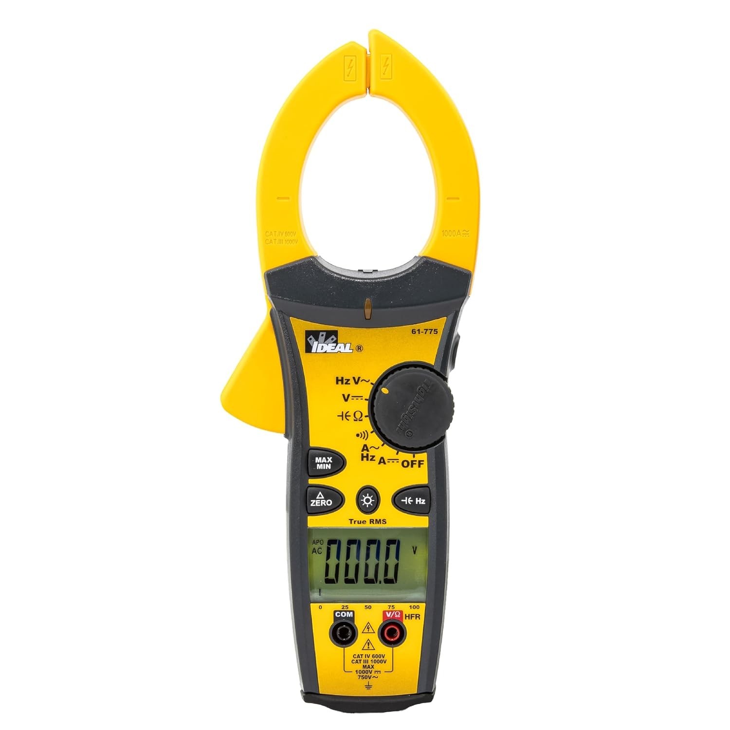 IDEAL INDUSTRIES INC. 61-775 1000 Amp TightSight Clamp Meter AC/DC with TRMS