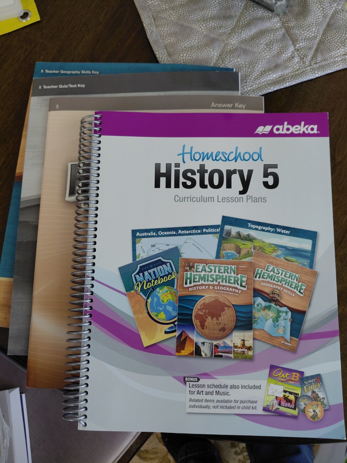  ABeka 5th grade History for 2 Students-Brand New