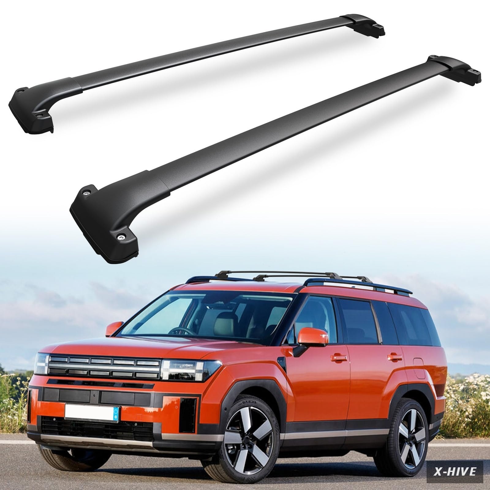 Cargo Bars 265LBS All-Aluminum Roof Rack Cross Fit 2024-2026 Hyundai Santa Fe