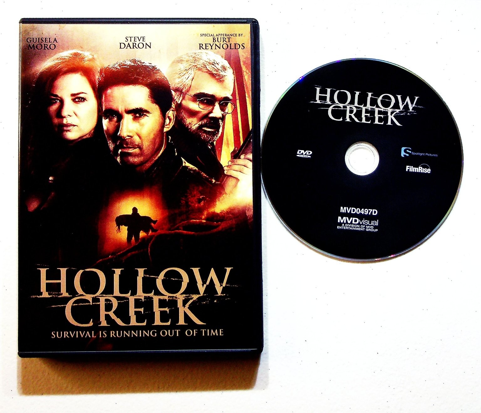 Hollow Creek DVD 2016 Burt Reynolds, Steve Daron, Gisela Moro Thriller Film