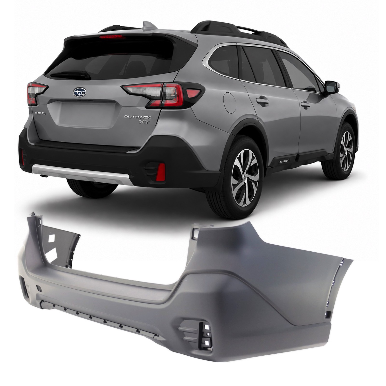 2020-2022 Subaru Outback Wagon Base Limited Premier Rear Bumper Cover SU1100197