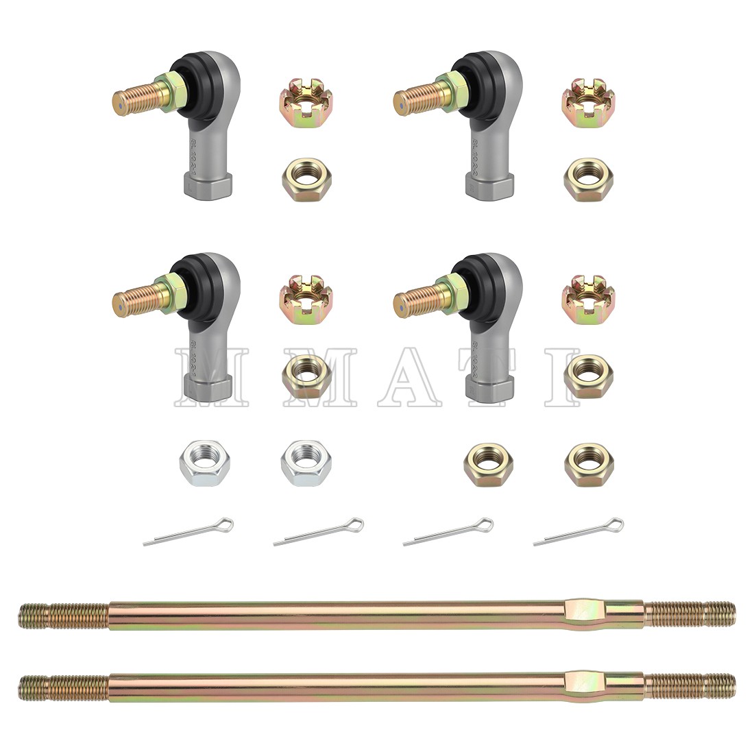 53521-HB3-770 For Honda 1986-1988 FourTrax 200 TRX200SX 2x4 Tie Rod End Kit 2QTY