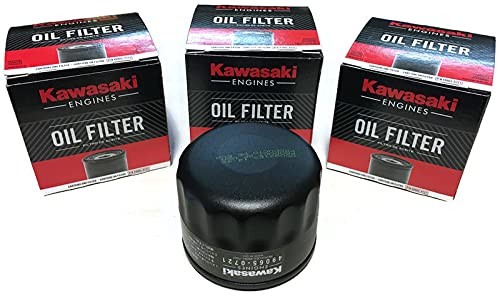 Pack of 3 Genuine Kawasaki 49065-0736 49065-0721 49065-7007 Oil filter Pack of 3 Genuine Kawasaki 49065-0736 49065-0721 49065-7007 Oil filter