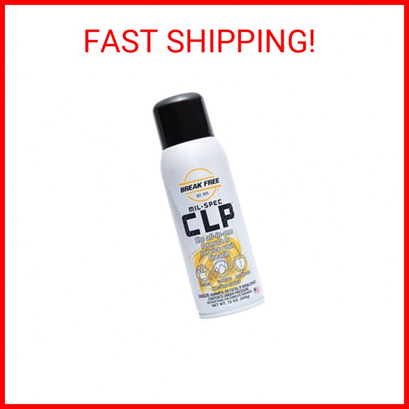 Break Free CLP Cleaner Lubricant and Preservative Gun Cleaner, CLP-12, Aerosol C