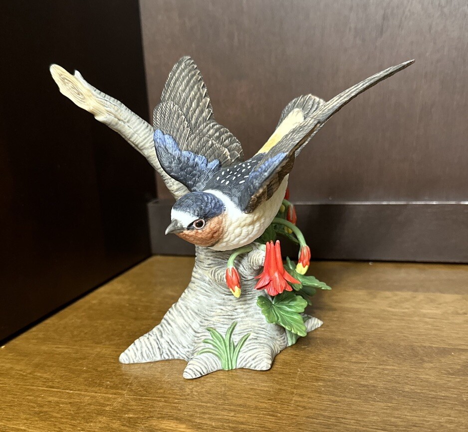 Lenox Cliff Swallow Garden Bird sculpture Porcelain Figurine Vintage 2000