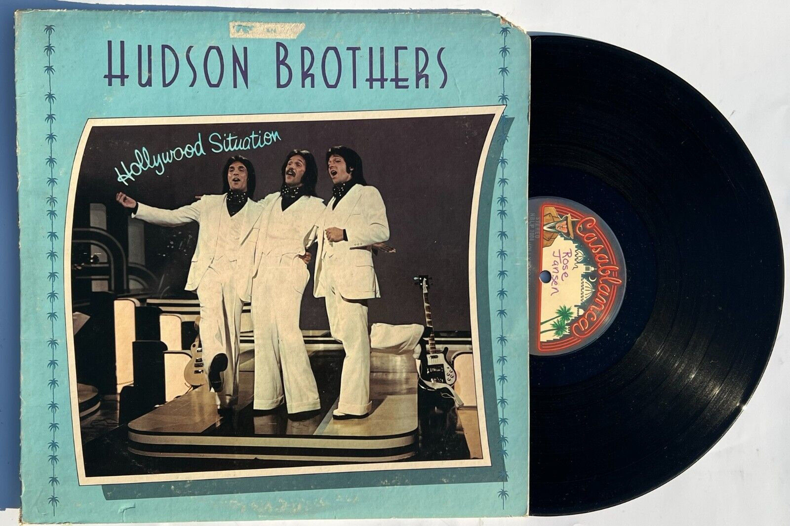 HUDSON BROTHERS HOLLYWOOD SITUATION USED VINYL LP RECORD COMEDY HUMOR.