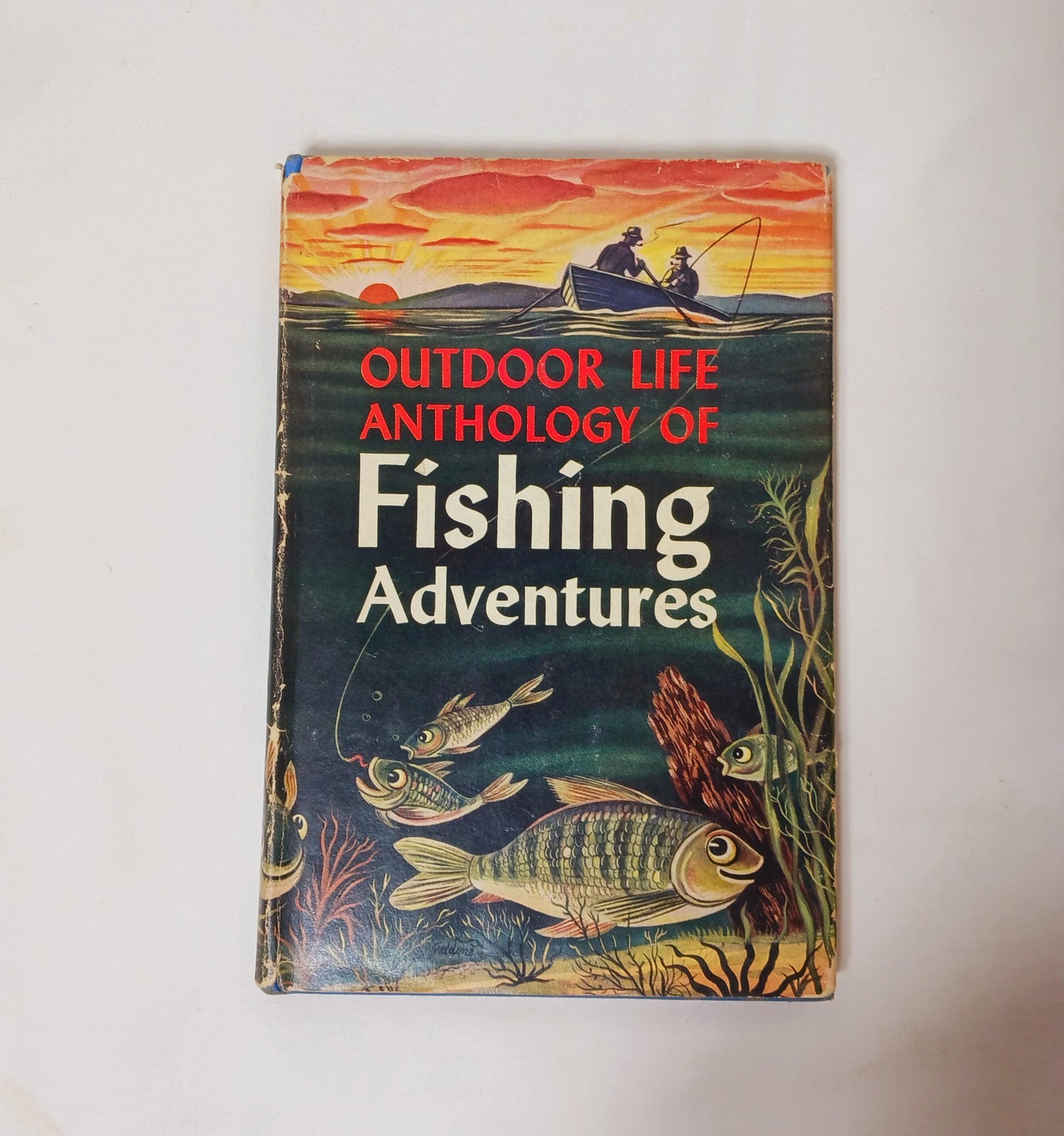 1945 Outdoor Life Anthology Of Fishing Adventures Hardcover Dust Jacket Grosset