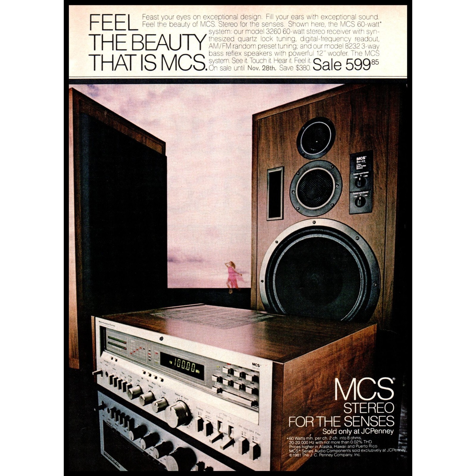 1981 MCS 3260 Stereo Receiver Vintage Print Ad Audiophile Wall Art Photo 1981 MCS 3260 Stereo Receiver Vintage Print Ad Audiophile Wall Art Photo