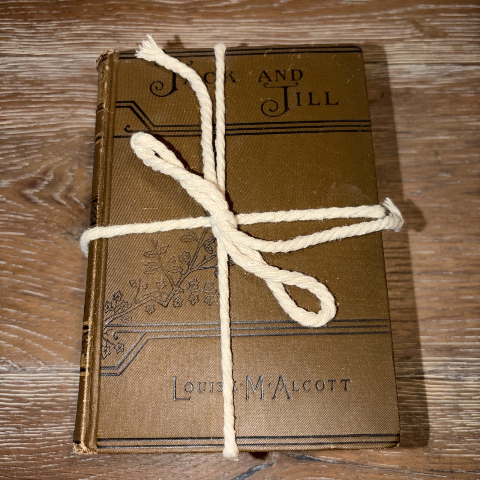 Antique Victorian Embossed Gilded Ornate Hardcover Book 