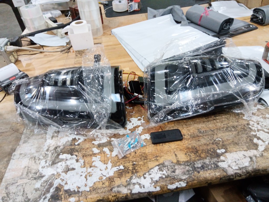 Used RGB Tail Lights For Dodge Ram 2009-2018 4th Gen Sequential Rear Lamps