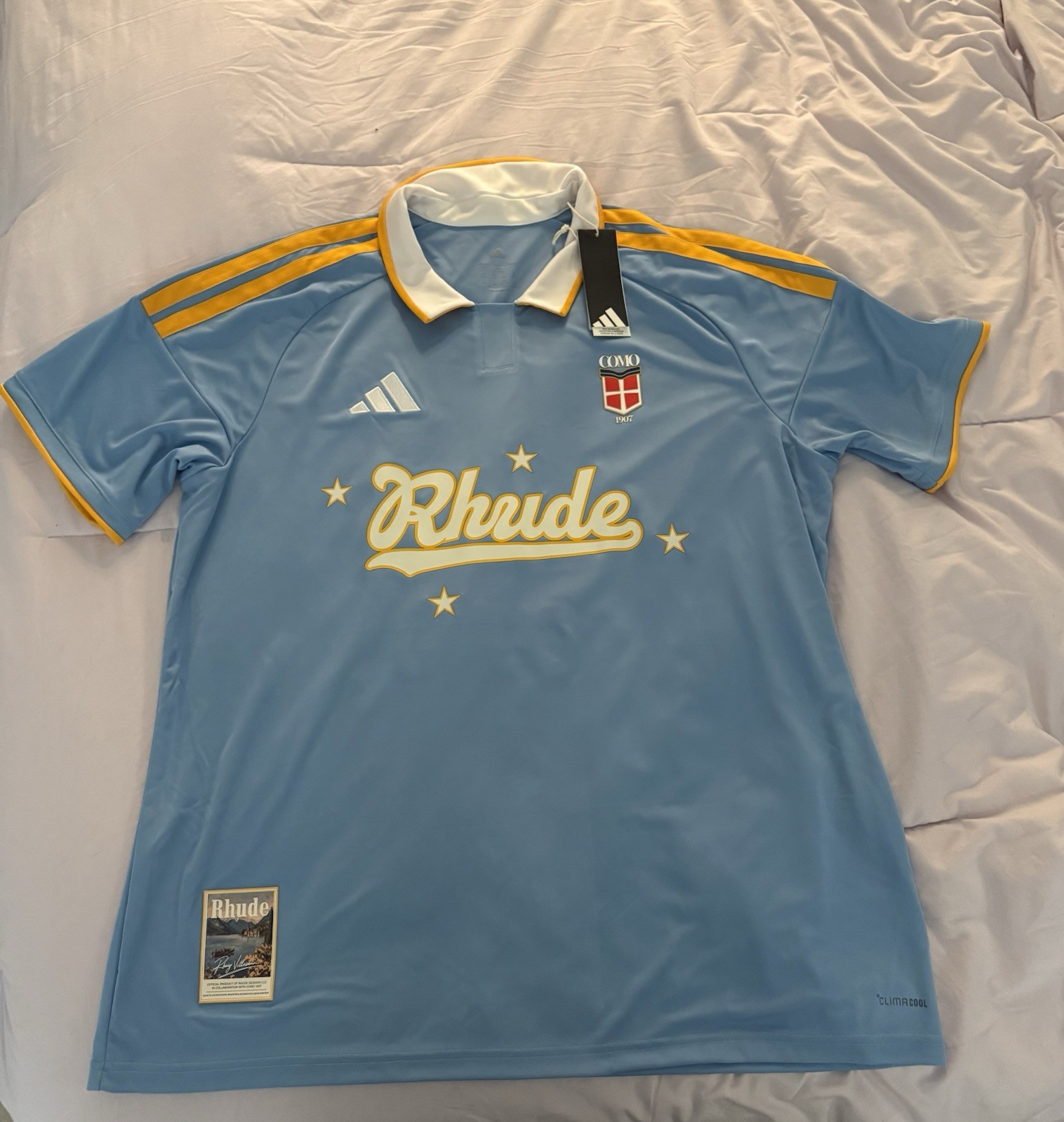 XXL ADIDAS COMO 1907 RHUDE 4TH JERSEY 2026 (EXTREMELY RARE LIMITED 1000 items)