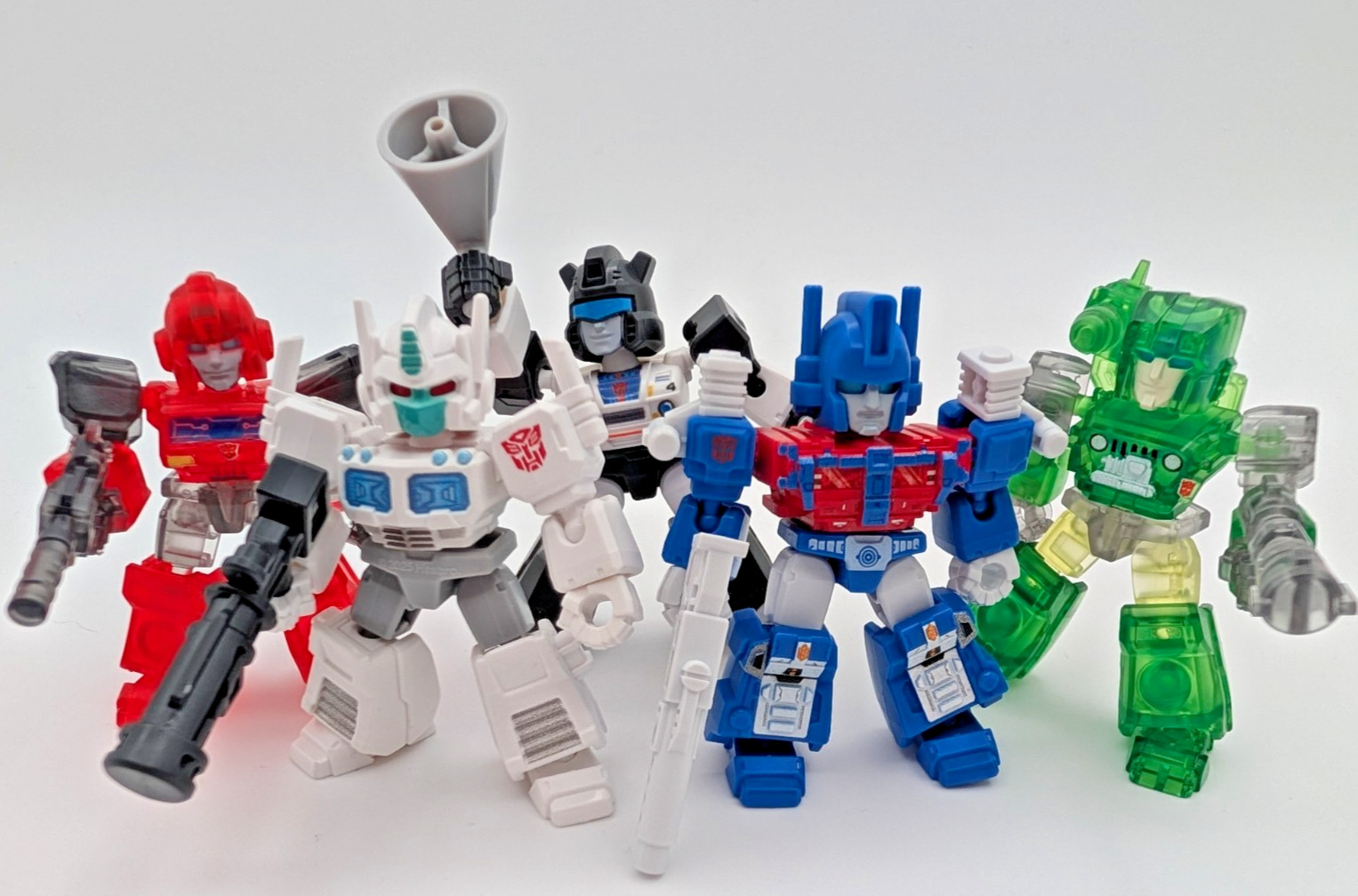 COMBO Blokees Transformers Defender Ironhide, Ultra Magnus, DW UM, Jazz, & Hound