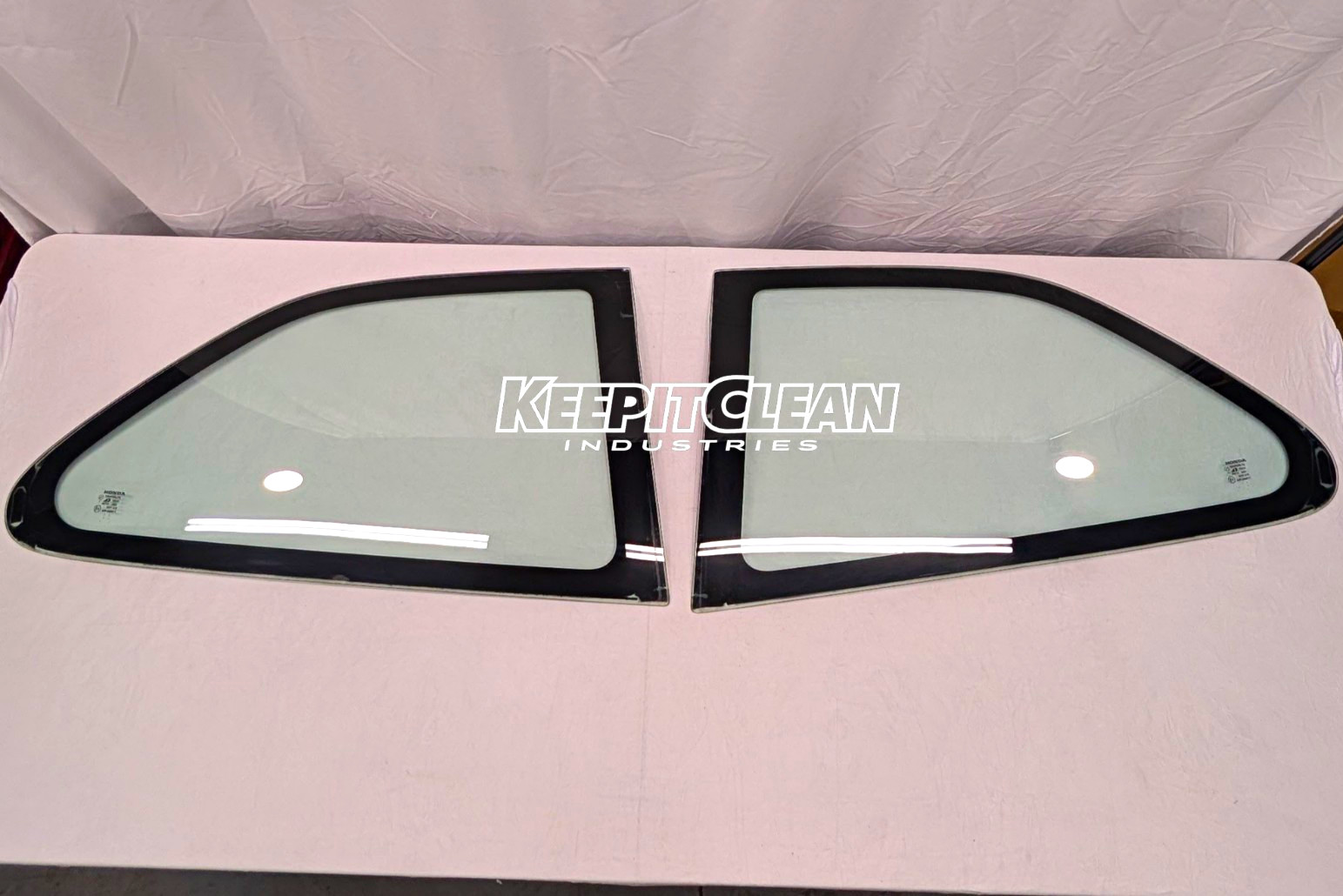 96-00 Honda Civic Hatchback OEM Original Factory Green Tint Rear Quarter Glass