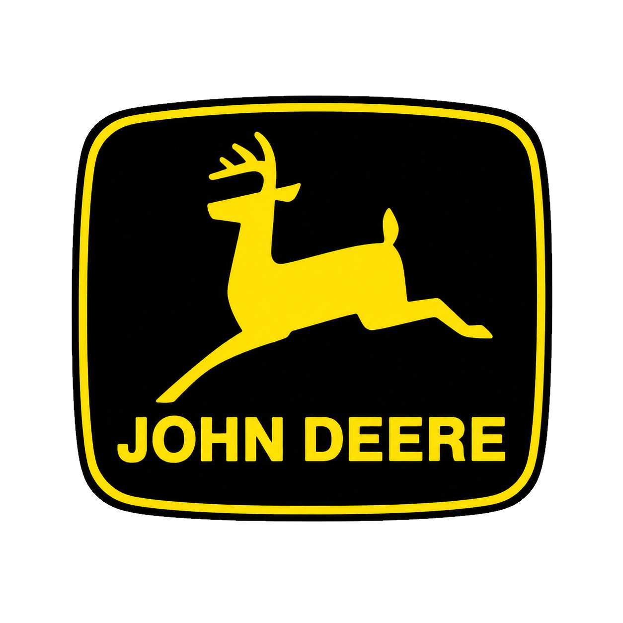 Green & Yellow Tractor Farm Equipment Weather Resistant Vinyl Sticker/Decal 15