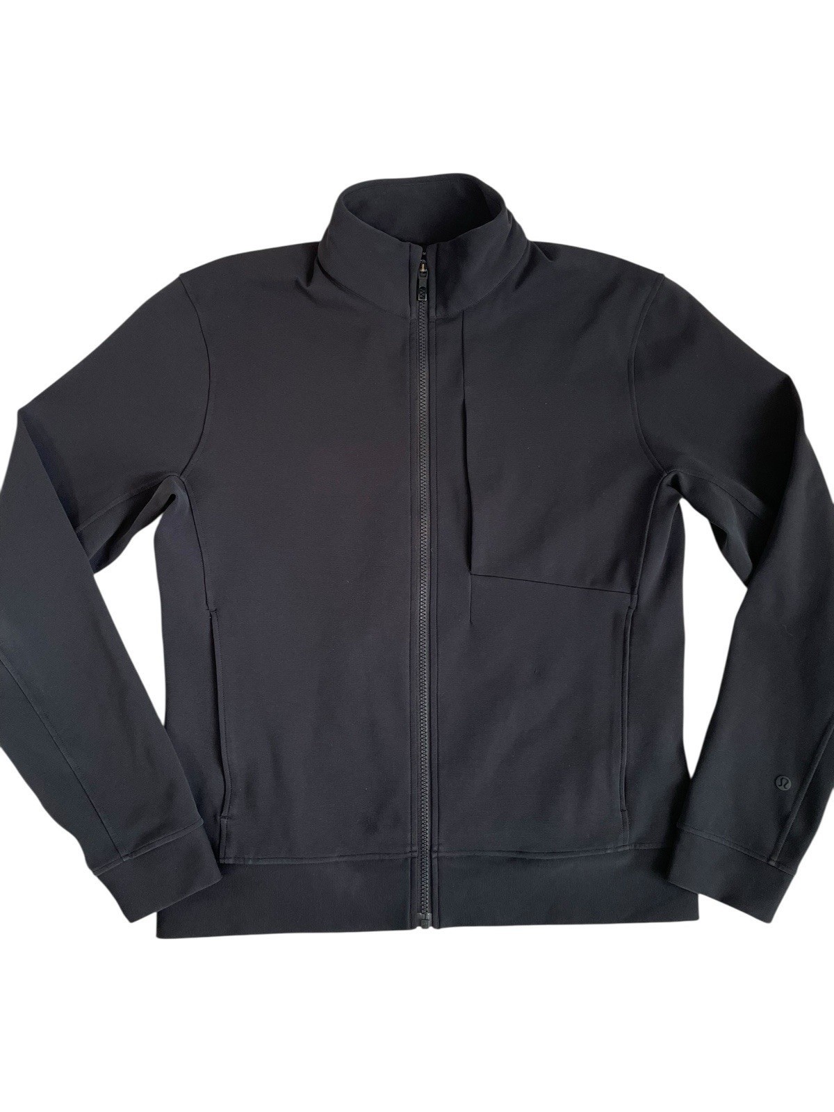 Lululemon Sojourn Jacket Men’s M Black Warpstreme Full Zip Excellent