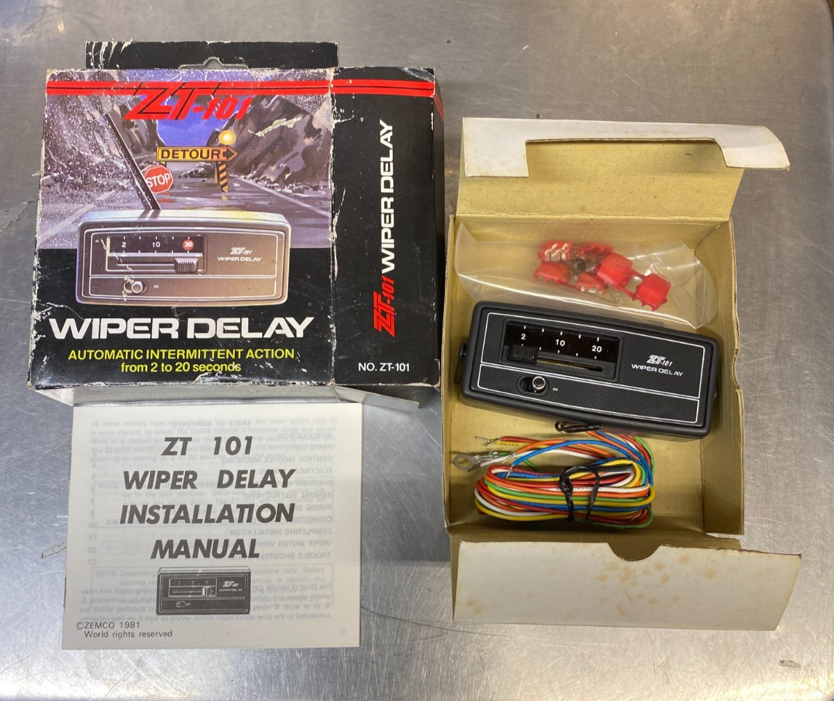 NOS Vintage Zemco ZT-101 Wiper Delay
