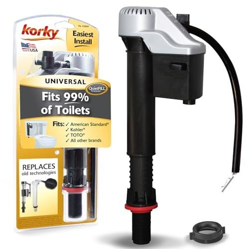 QuietFILL Platinum Toilet Fill Valve Universal 528MP Easy Height Adjust 99% Fit
