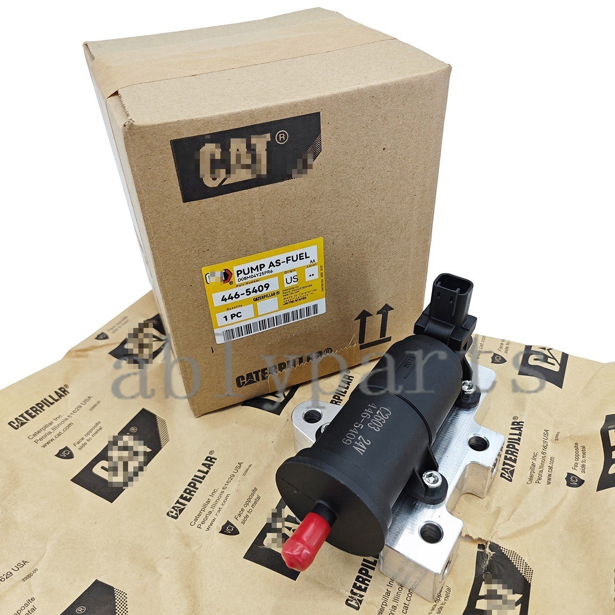 Fuel Transfer Pump 446-5409 For Caterpillar CAT C4.4 C6.6 C7.1 Engines 24V