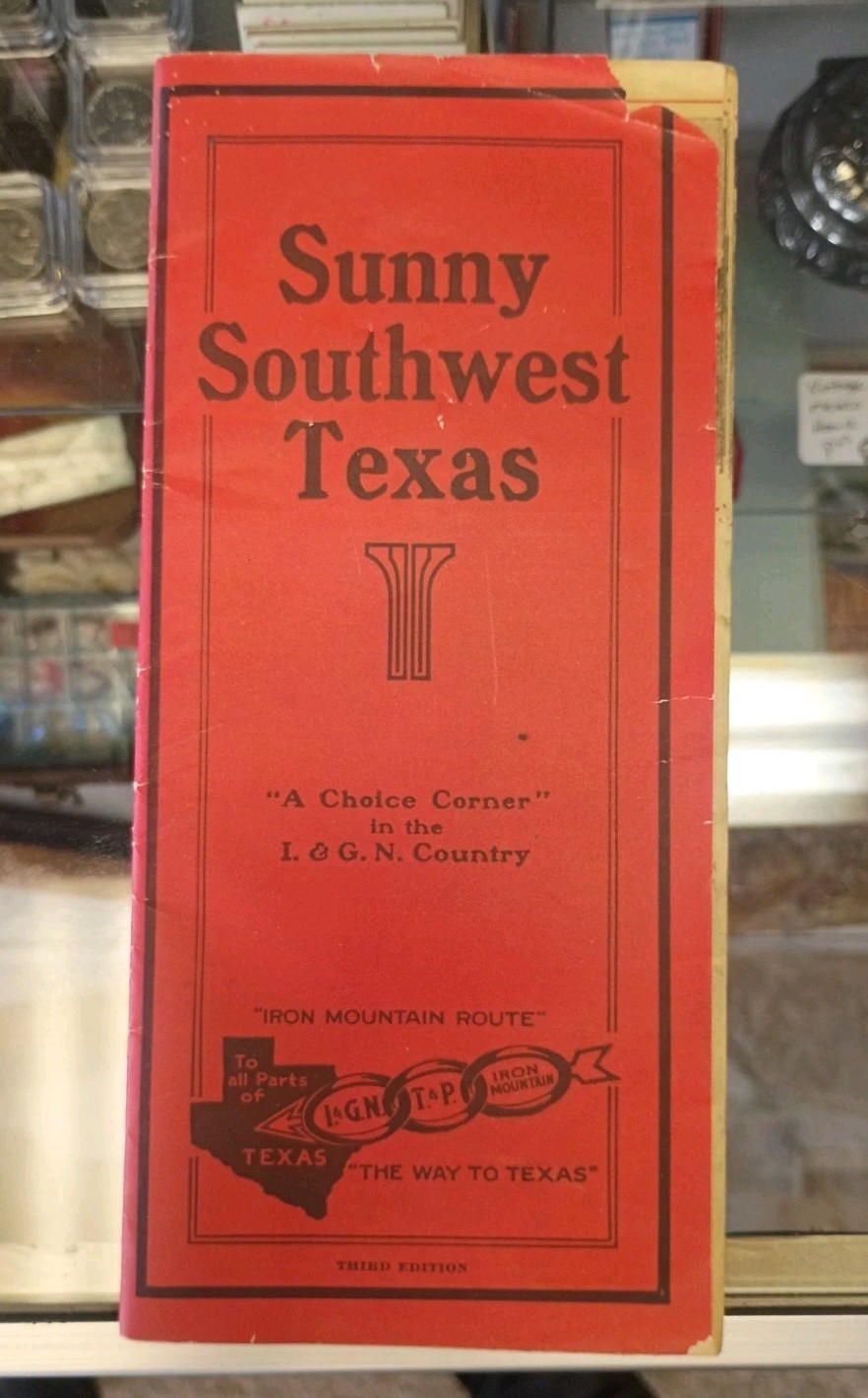 1910 Sunny Southwest Texas Iron Mountain Route Railroad Land Broucher RARE
