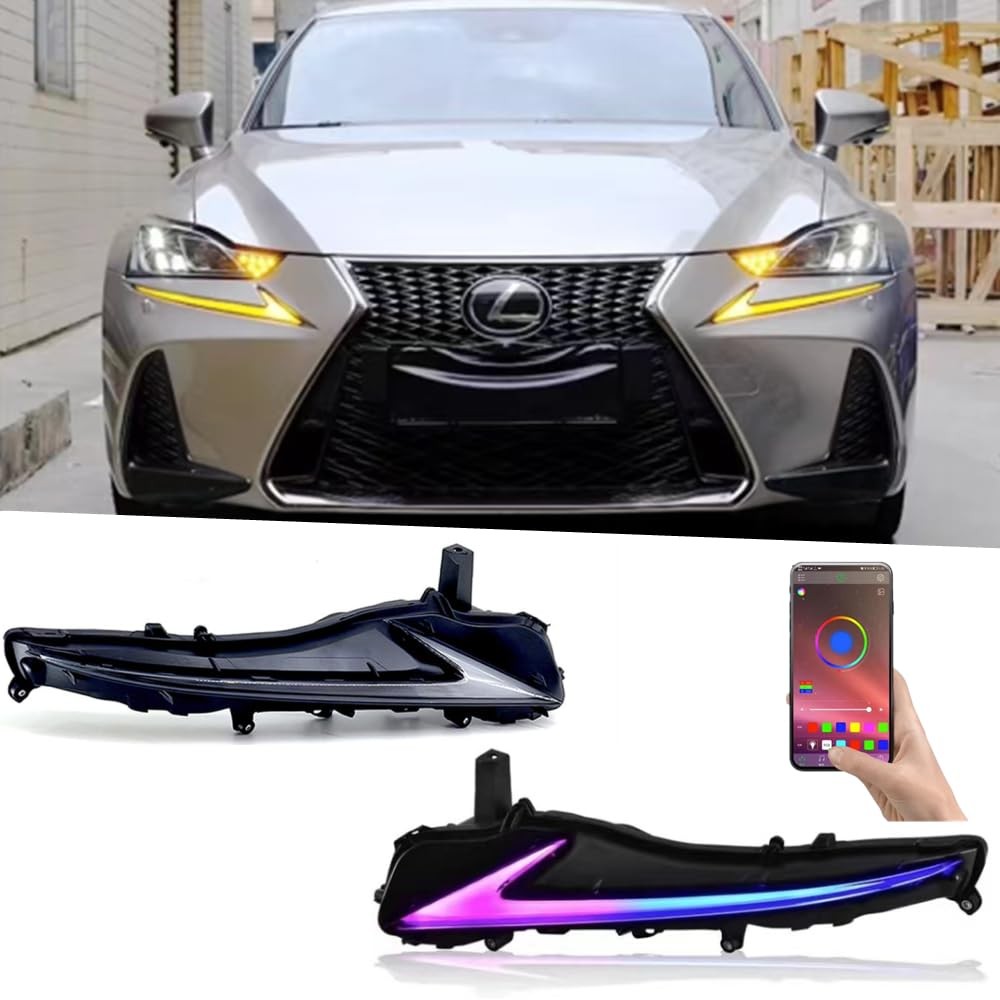 LED Sequential Daytime Running Light Lexus IS250 IS300 IS350 IS200 2014-2020 F1R