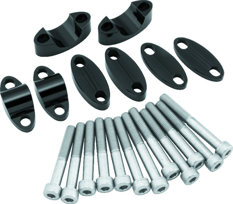 BikeMaster Aluminum Handlebar Riser 1in - Black BikeMaster Aluminum Handlebar Riser 1in - Black