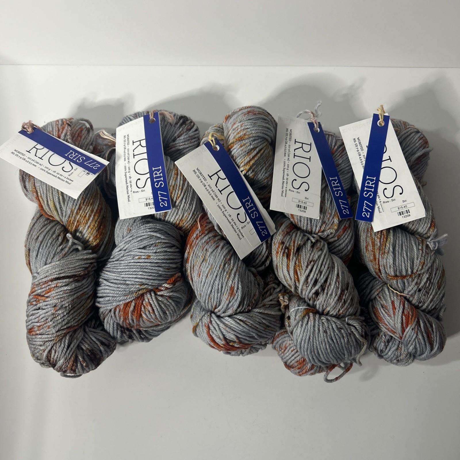 Malabrigo Yarn Rios 277 Siri 100% SW Merino Wool Worsted 210 Yards Ea (B1) Malabrigo Yarn Rios 277 Siri 100% SW Merino Wool Worsted 210 Yards Ea (B1)