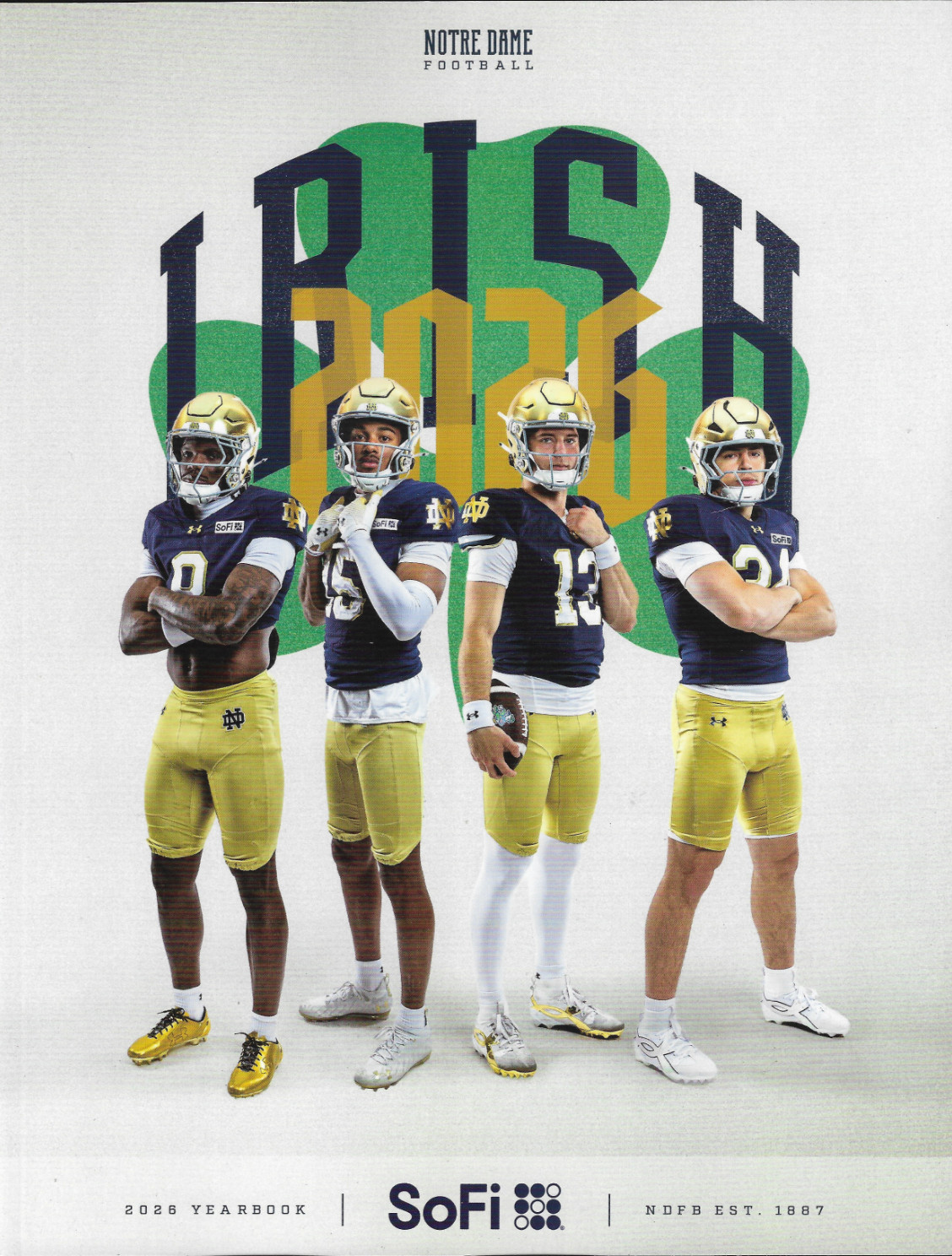 2026 Notre Dame Fighting Irish Full Season Football Program / Yearbook 2026 Notre Dame Fighting Irish Full Season Football Program / Yearbook