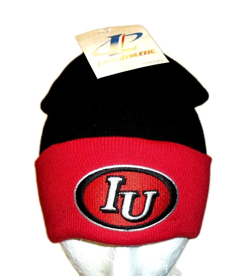 Indiana Hoosiers Vintage 90s Logo Athletic Mens Cuff Beanie Winter Hat Cap New