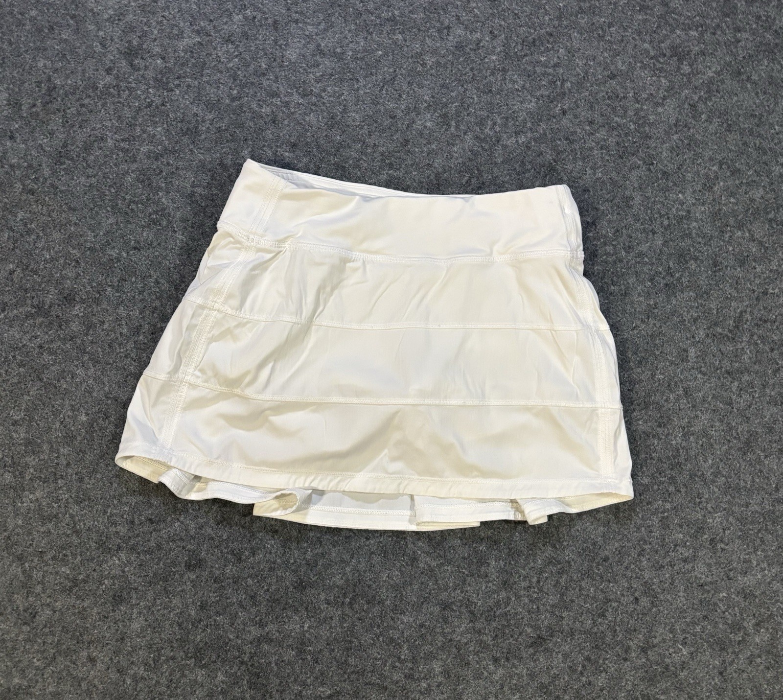 Lululemon Pace Rival Skirt Size 2 White Skort Tennis