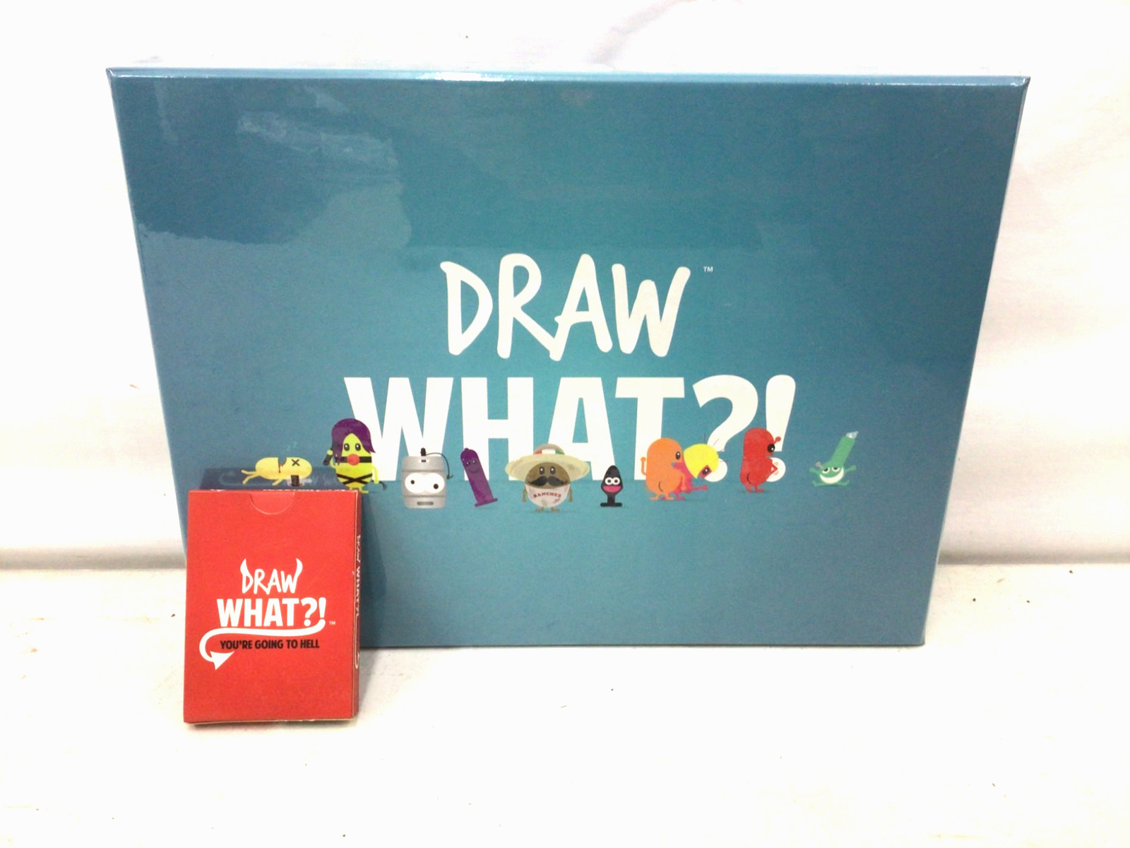 DRAW WHAT? Adult Party Board Game  Offensive Humor FREE EXPANSION PACK INCLUDED