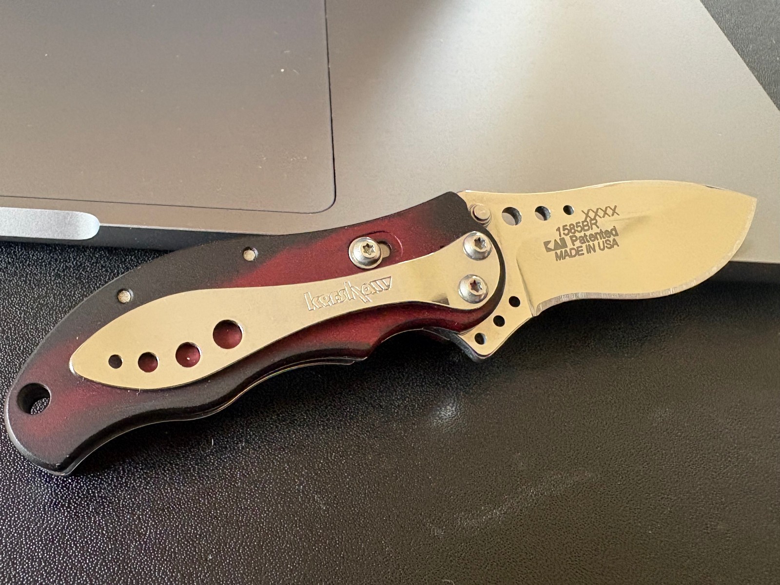 Vintage Kershaw Baby Boa Knife Model #1585BR - Ken Onion Design Vintage Kershaw Baby Boa Knife Model #1585BR - Ken Onion Design