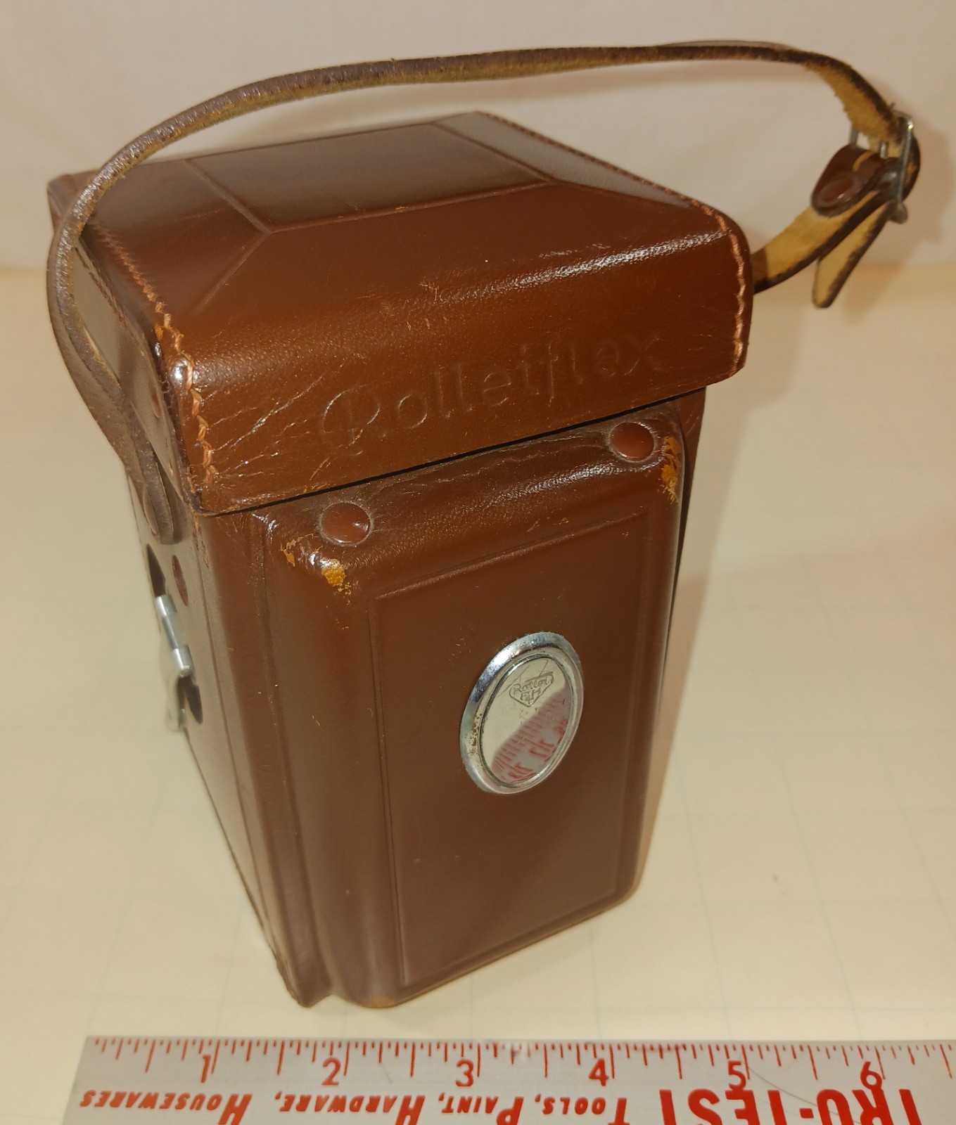 *DEAL Vintage Franke Heidecke Rolleiflex 3.5 DRP DBGM Rapid Camera &Leather Case
