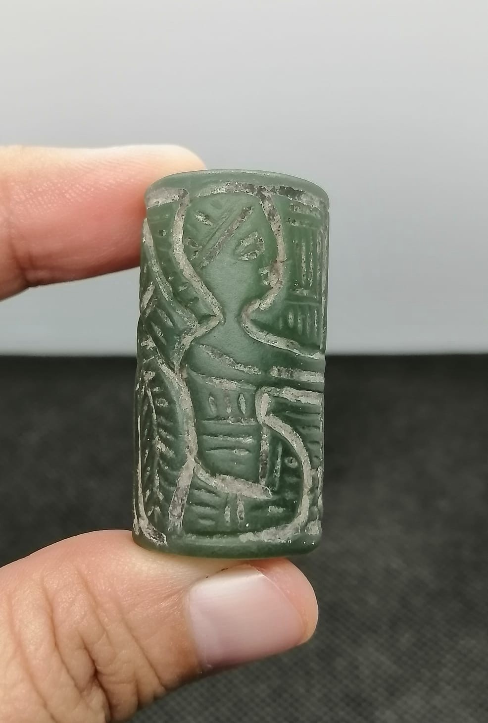 Antique Roman Carved Old Stone Engraved Rare Stone Bead Antique Roman Carved Old Stone Engraved Rare Stone Bead