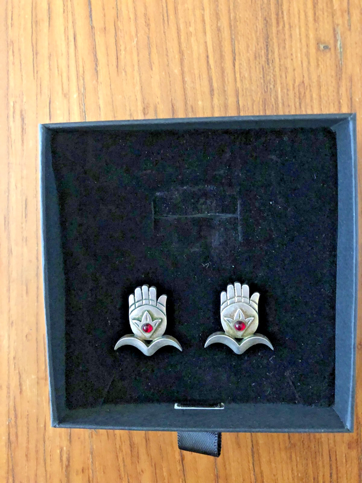 Vintage Wright & Teague silver studs (approx. 1988)