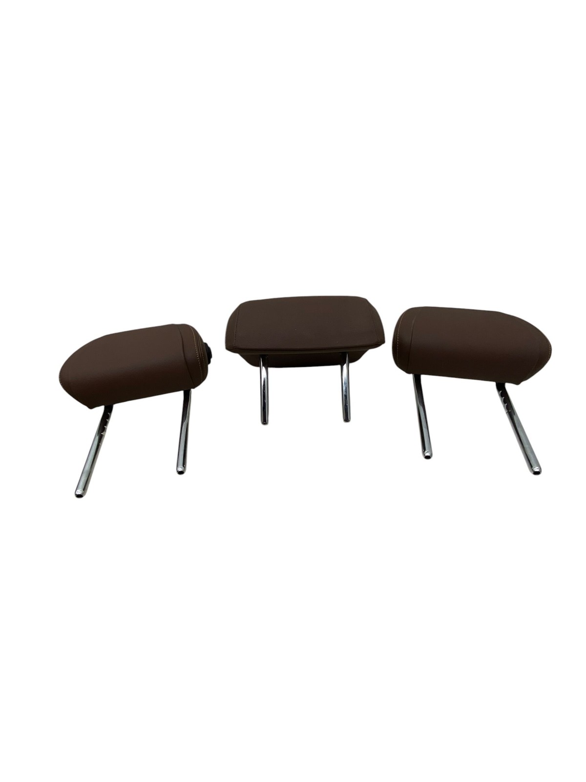 2019-2022 BMW X5 G05 REAR RIGHT & LEFT CENTER LEATHER HEADREST SET (3) | COFFEE