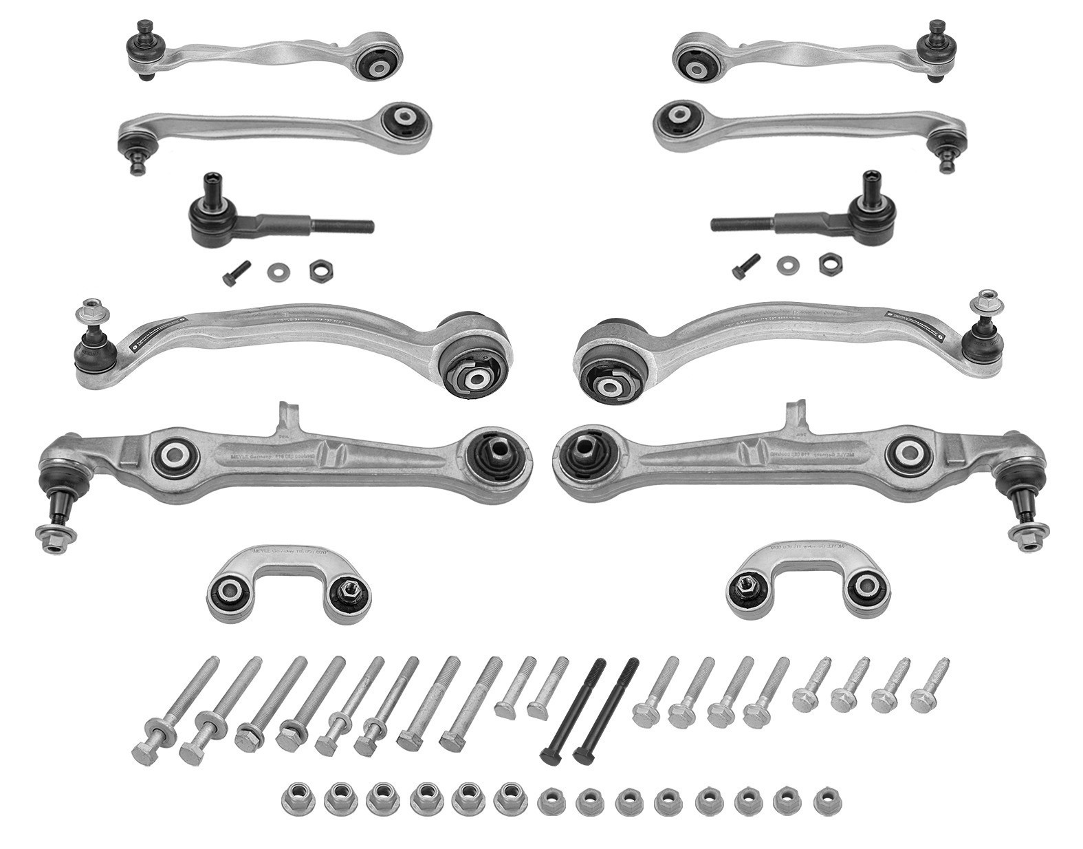 Meyle 116 050 0083/HD Front Suspension Control Arm Kit For Audi A4 Quattro 02-08