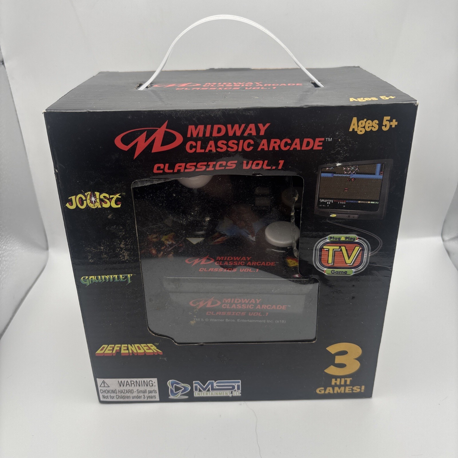 Midway Classic Arcade Plug & Play TV Game Joust Gauntlet Defender New