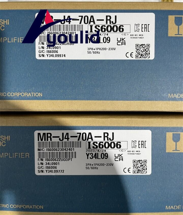 MR-J4-70A-RJ 1PCS NEW Mitsubishi Servo Drive MR-J4-70A-RJ