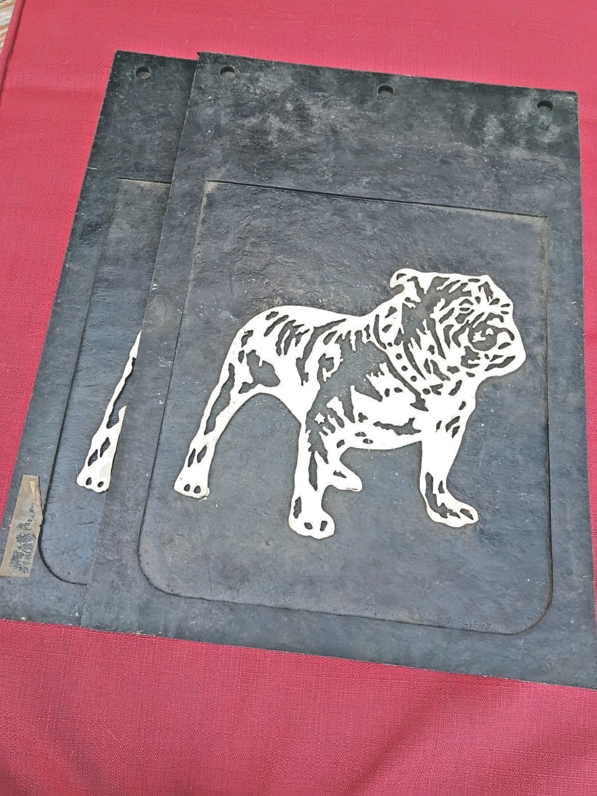 Mack Truck Parts Genuine Nos OEM Vintage Mud Flap Set Mack Truck Parts Genuine Nos OEM Vintage Mud Flap Set