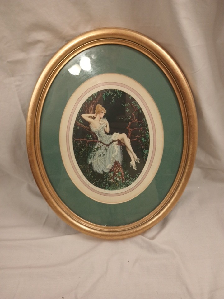 VINTAGE: LOVE'S MESSAGE by Marcel Le Boulte (1920s/1930s) ~Pencil Signed LOVELY VINTAGE: LOVE'S MESSAGE by Marcel Le Boulte (1920s/1930s) ~Pencil Signed LOVELY