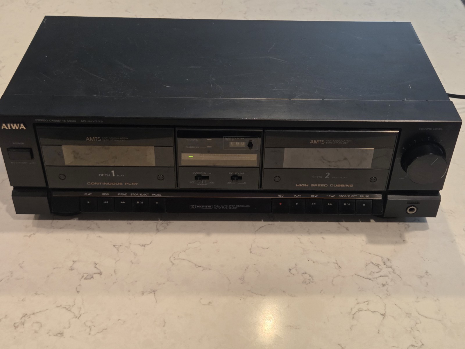 AIWA AD-WX333U Tape Deck - Tested AIWA AD-WX333U Tape Deck - Tested