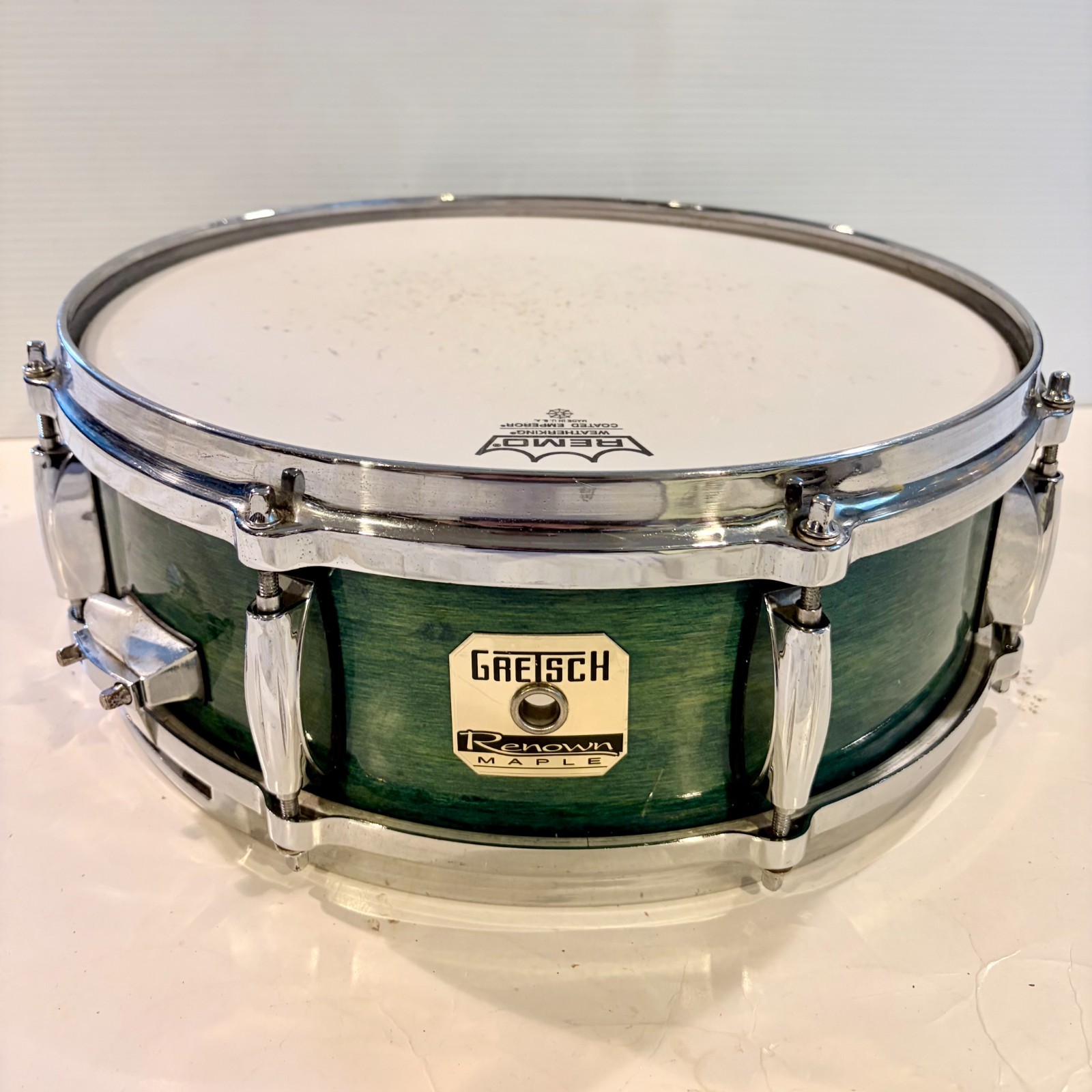 Gretsch Renown 7-ply Maple Snare Drum with Die Cast Hoops - 14\ Gretsch Renown 7-ply Maple Snare Drum with Die Cast Hoops - 14\