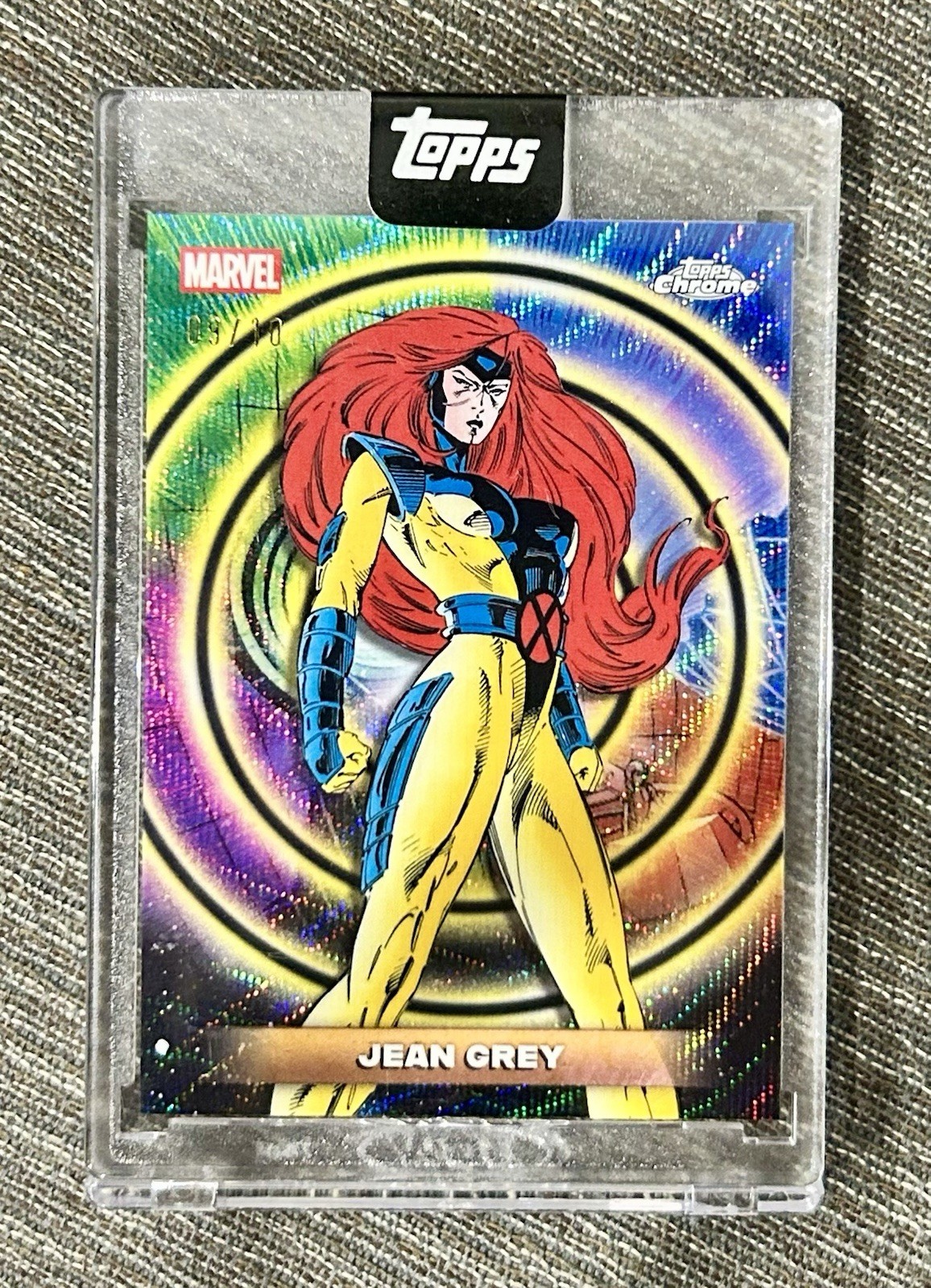 2026 Topps Mint Marvel JEAN GREY /10 🔥 Cerebro Refractor Encased X-Men