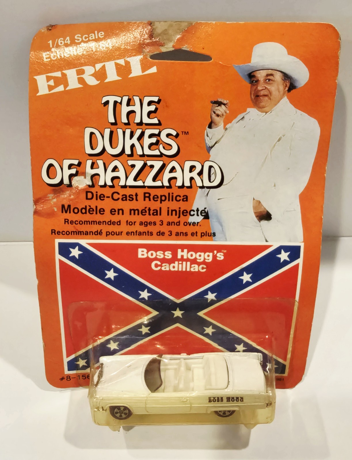 VINTAGE ERTL 1981 DUKES OF HAZZARD BOSS HOGG CADILLAC NEW SEALED VINTAGE ERTL 1981 DUKES OF HAZZARD BOSS HOGG CADILLAC NEW SEALED