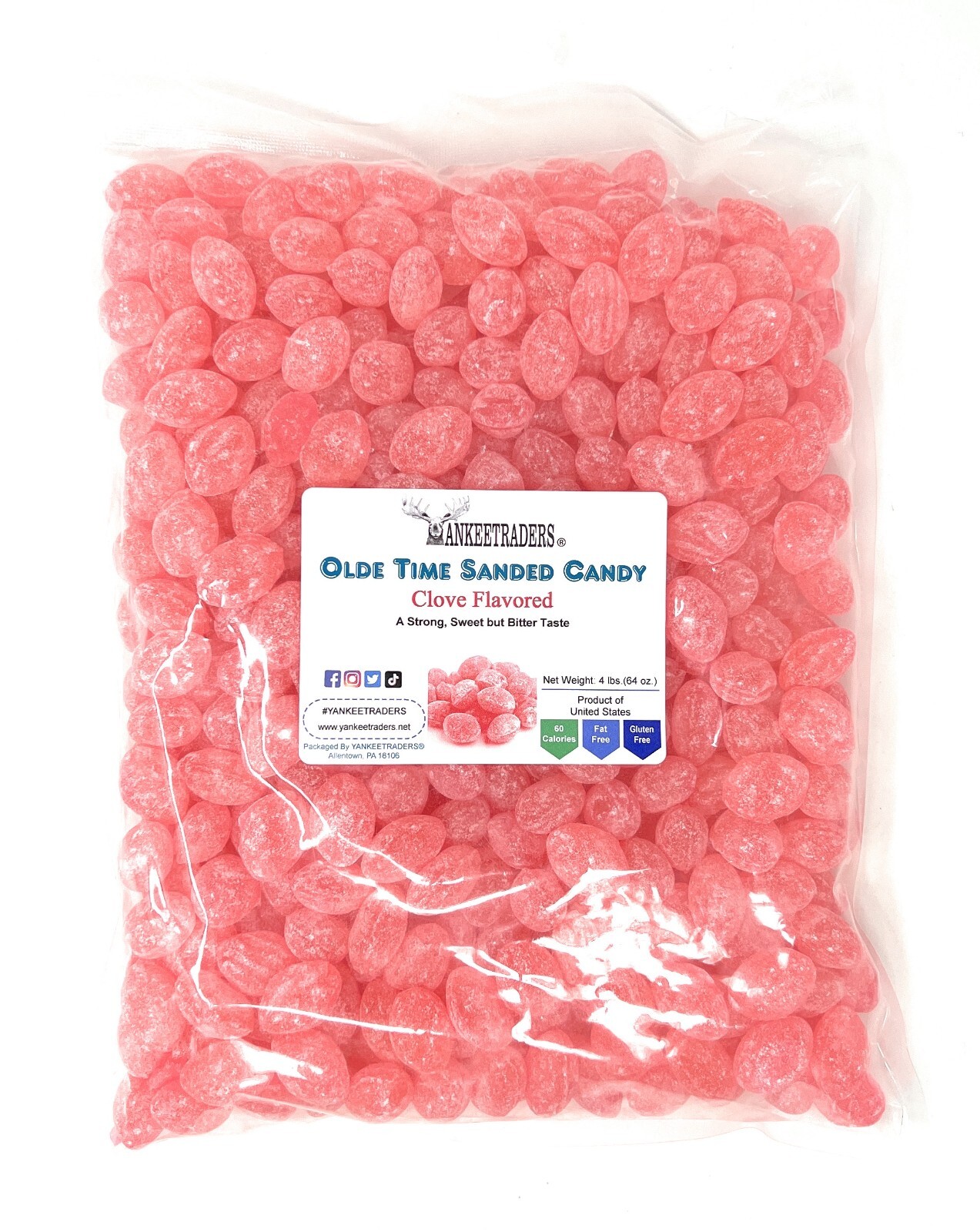Olde Time Clove Sanded Hard Candy, 4 lbs. ~ YANKEETRADERS® ~ Olde Time Clove Sanded Hard Candy, 4 lbs. ~ YANKEETRADERS® ~