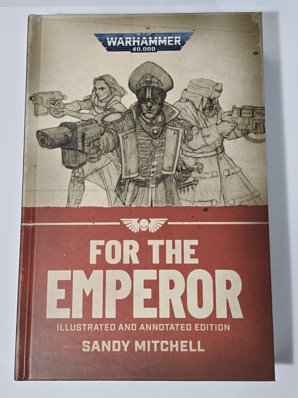 FOR THE EMPEROR S Mitchell HC Annotated Illustrated Black Library Ciaphas Cain 