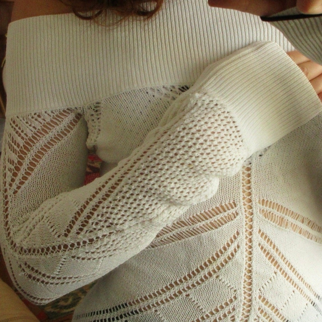 Cache White Sweater